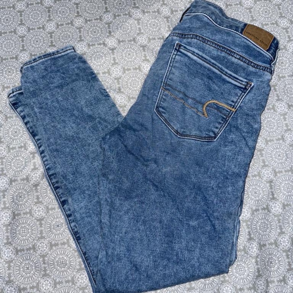 American Eagle Outfitters Women's Blue Skinny Jeans